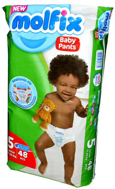 MOLFIX DIAPER SIZE 5 JUNIOR (11-25KG)