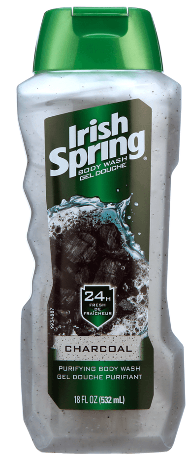 IRISH SPRING BODY WASH CHARCOAL 532ML