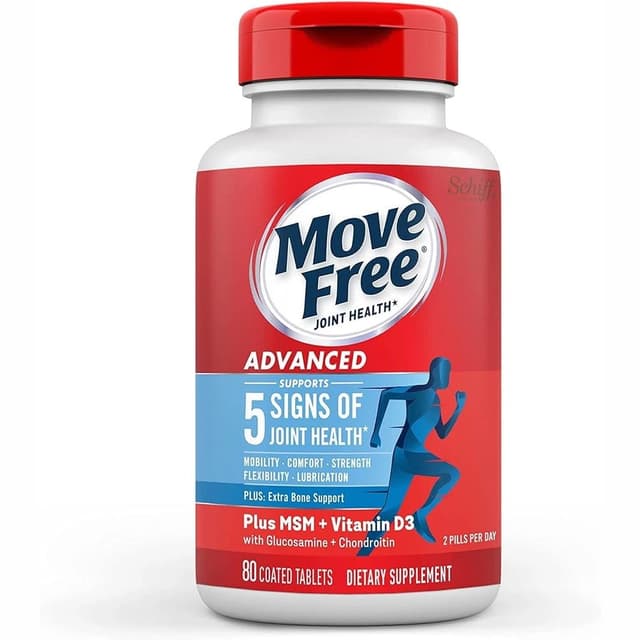 SCHIFF MOVE FREE TABLET(+MSM+VIT D3) X80
