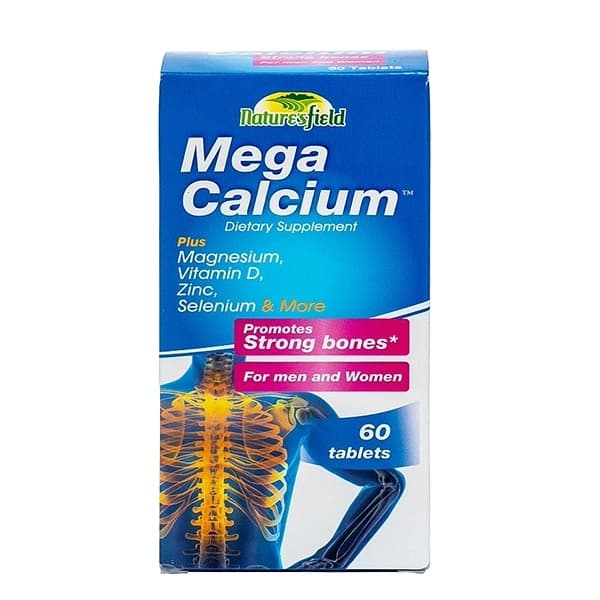 NATURE'S FIELD MEGA CALCIUM PLUS X 60 TABS