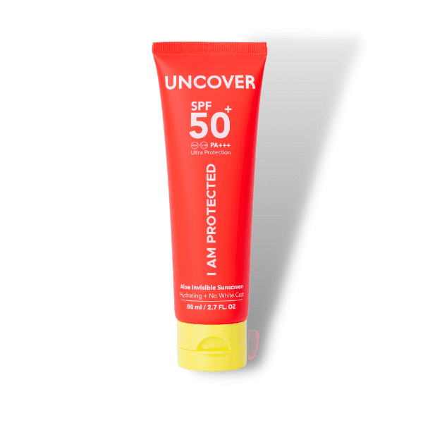 UNCOVER I AM PROTECTED ALOE INVINSIBLE SUNSCREEN SPF50+ 80ML