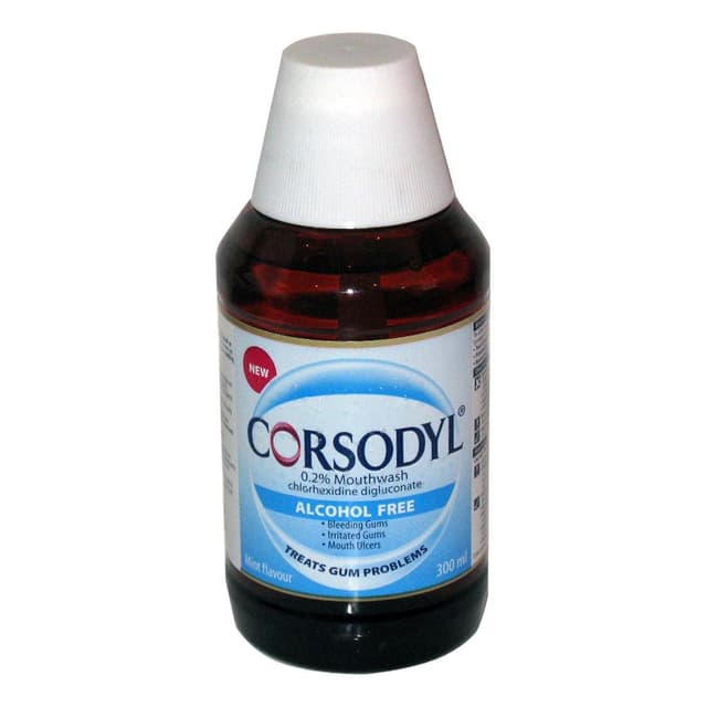 CORSODYL MOUTHWASH(ALCOHOL FREE)