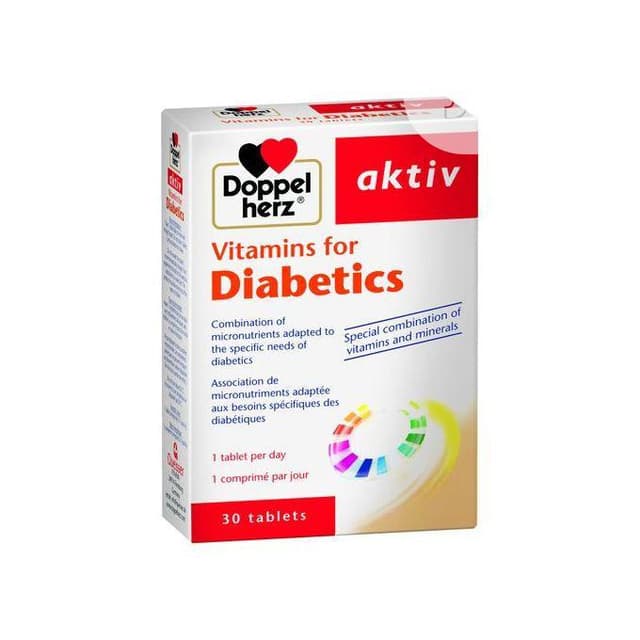 AKTIV VITAMINS 4 DIABETICS X 30 TABS