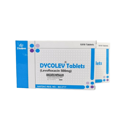 DYCOLEV LEVOFLOXACIN 500MG