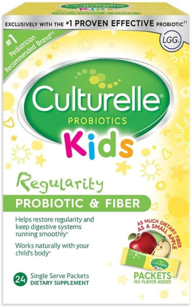 CULTURELLE KIDS REGULARITY PROBIOTICS + FIBER X 24 SERVE PACKETS
