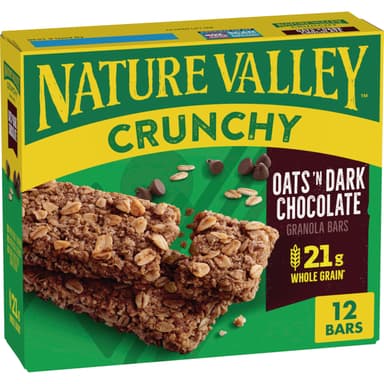 NATURE VALLEY CRUCHY OATS & DARK CHOCO 21G