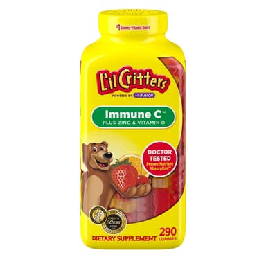 L'IL CRITTERS IMUNNE C PLUS ZINC & VITAMIN D X 290 GUMMIES