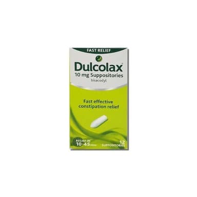 DULCOLAX SUPPOSITORY 10MG X 12
