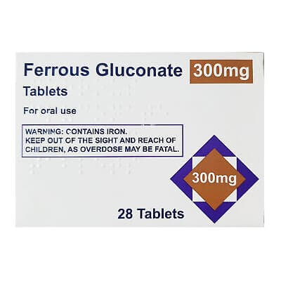 KENT FERROUS GLUCONATE 300MG X 28TABS