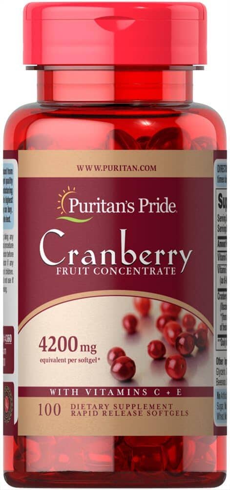 PURITANS PRIDE CRANBERRY 4200MG X 100 CAPS