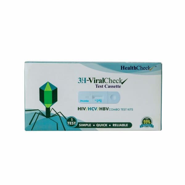 Healthcheck 3H-Viral check test cassette HIV/HBV/HCV combo kit