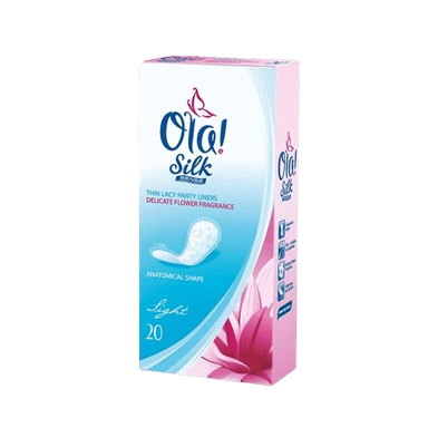 OLA SILK SENSE THIN LACY PANTY LINERS 20