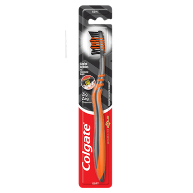 COLGATE ZIGZAG CHARCOAL TOOTHBRUSH