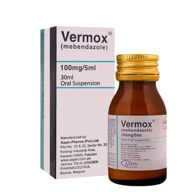 VERMOX ORAL SUSP 30ML