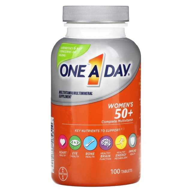 ONE A DAY WOMEN 50+ COMPLETE MULTIVITAMIN X 100 TABS