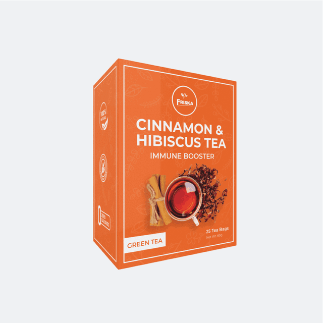 FRISKA CINNAMON & HIBISCUS TEA X25 BAGS