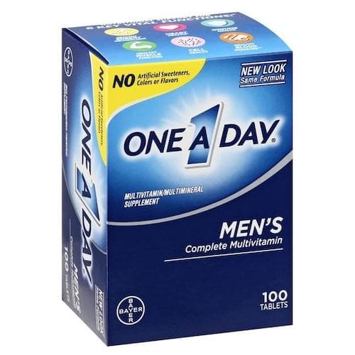 ONE A DAY MEN'S COMPLETE MULTIVITAMIN X 100 TABS