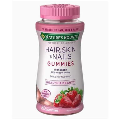 NATURE'S BOUNTY HAIR, SKIN & NAILS GUMMIES X80