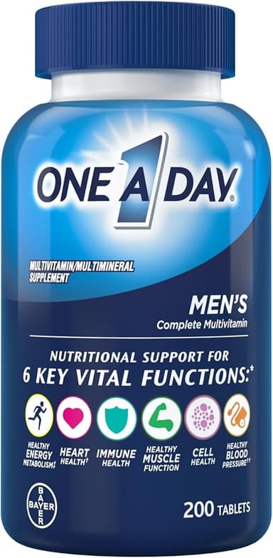 ONE A DAY MEN'S COMPLETE MULTIVITAMIN X 200 TABS