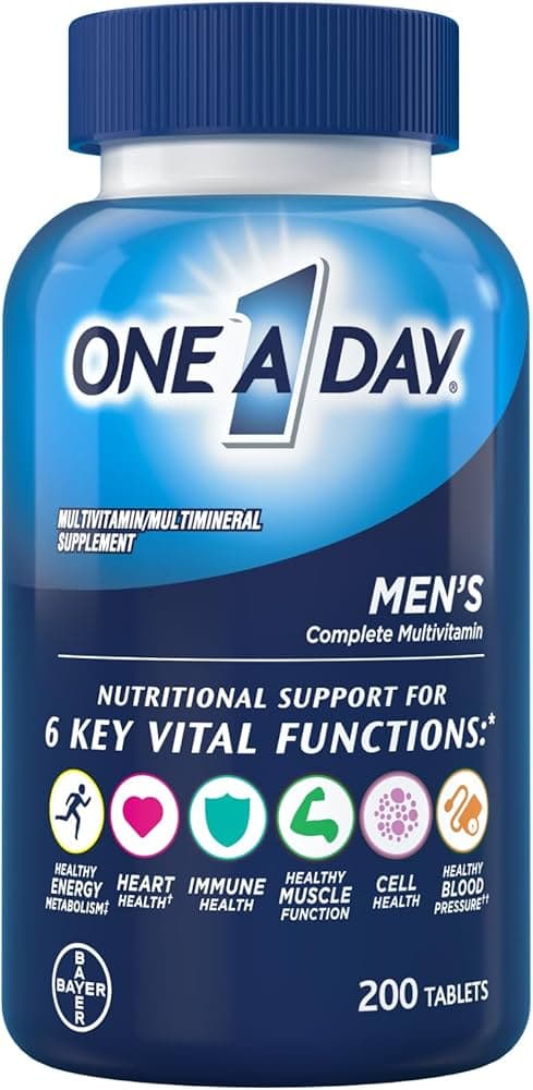 ONE A DAY MEN'S COMPLETE MULTIVITAMIN X 200 TABS