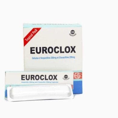 EUROCLOX CAPSULES 500MG AMPICLOX PER SACHET
