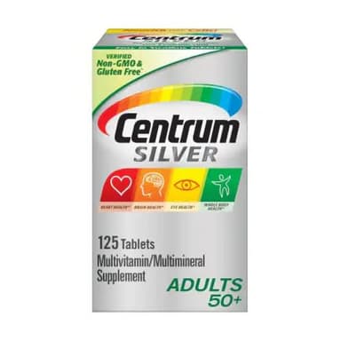 CENTRUM SILVER ADULTS 50+ X 125 TABS