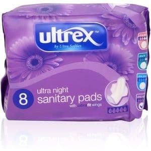 ULTREX SANITARY PADS X8(NIGHT)