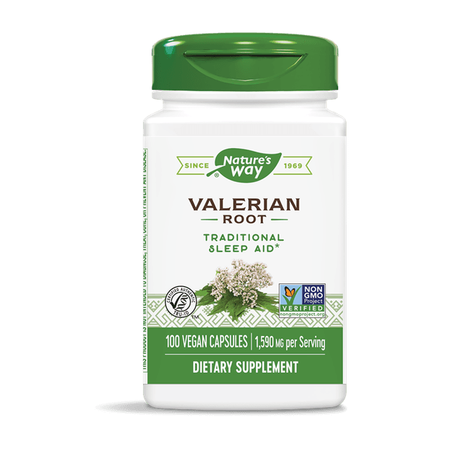 NATURE'S WAY VALERIAN ROOT 1590MG X 100 VEG CAPS