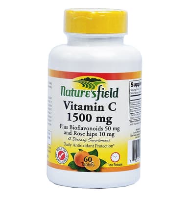 NATURE'S FIELD VIT C 1500MG X 60