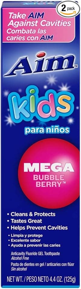 AIM KIDS GEL FLUORIDE TOOTHPASTE 125G