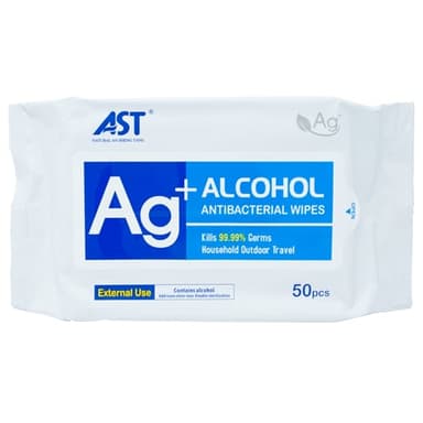 AST ANTI-BACTERIA WIPES X 50 PCS