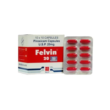 FELVIN TABLET 20MG 10O CAPSULES