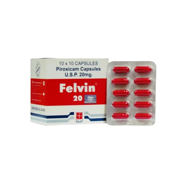 FELVIN TABLET 20MG 10O CAPSULES