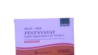Man-fes Festnystat Nystatin vaginal insert