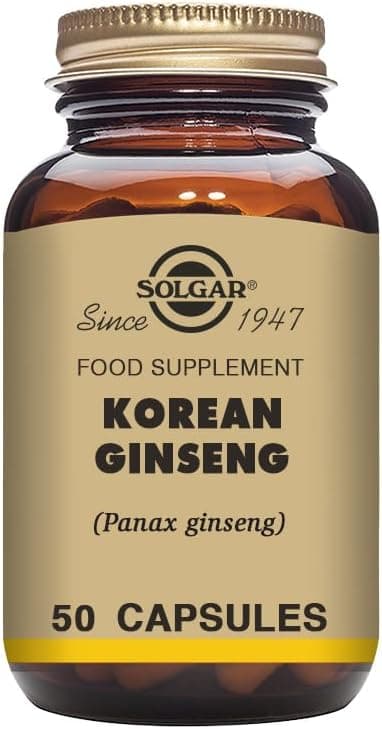 SOLGAR KOREAN GINSENG X 50 VEG CAPS