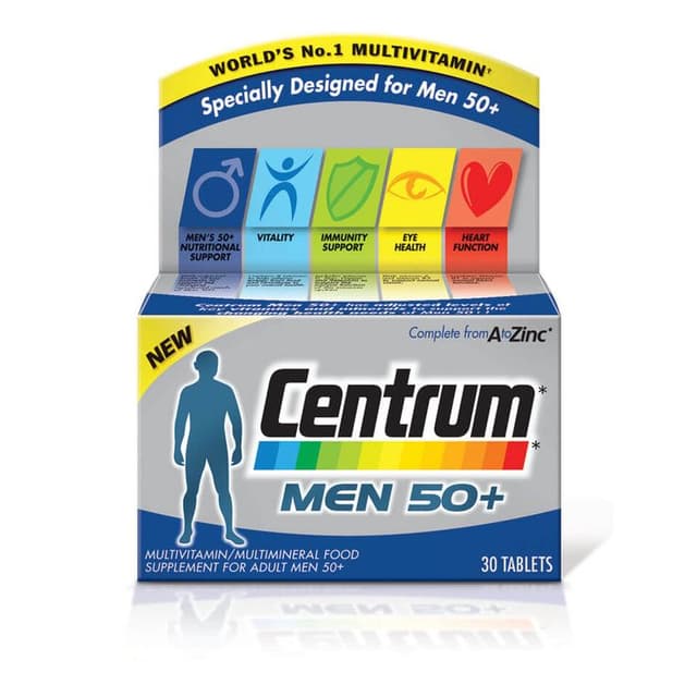 CENTRUM MEN 50 PLUS BY 30 -UK
