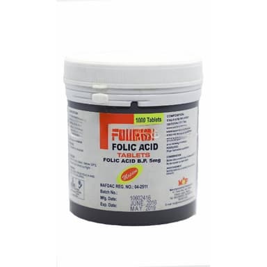 MOPSON FOLIC ACID X 1000 TABS