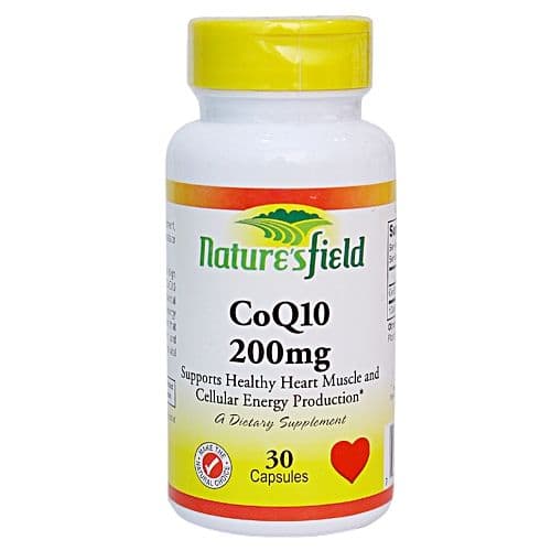NATURES FIELD COQ10 200MG X30 CAPSULES