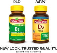 NATURE MADE VITAMIN D3 2000IU