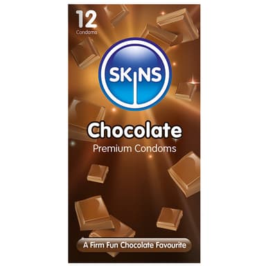SKINS CHOCOLATE CONDOMS X 12 PACKS
