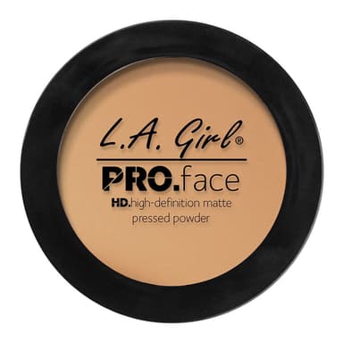 L.A GIRL PRESSED POWDER & PUFF TRUE BEIGE