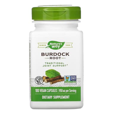 NATURE'S WAY BURDOCK ROOT 950MG X 100 VEG CAPS