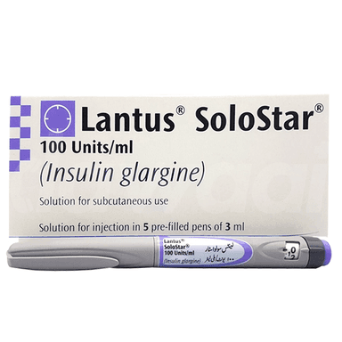 Lantus Solostar insulin glargine injection