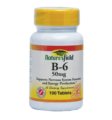 NATURE'S FIELD B-6 50MG X 100 TABS