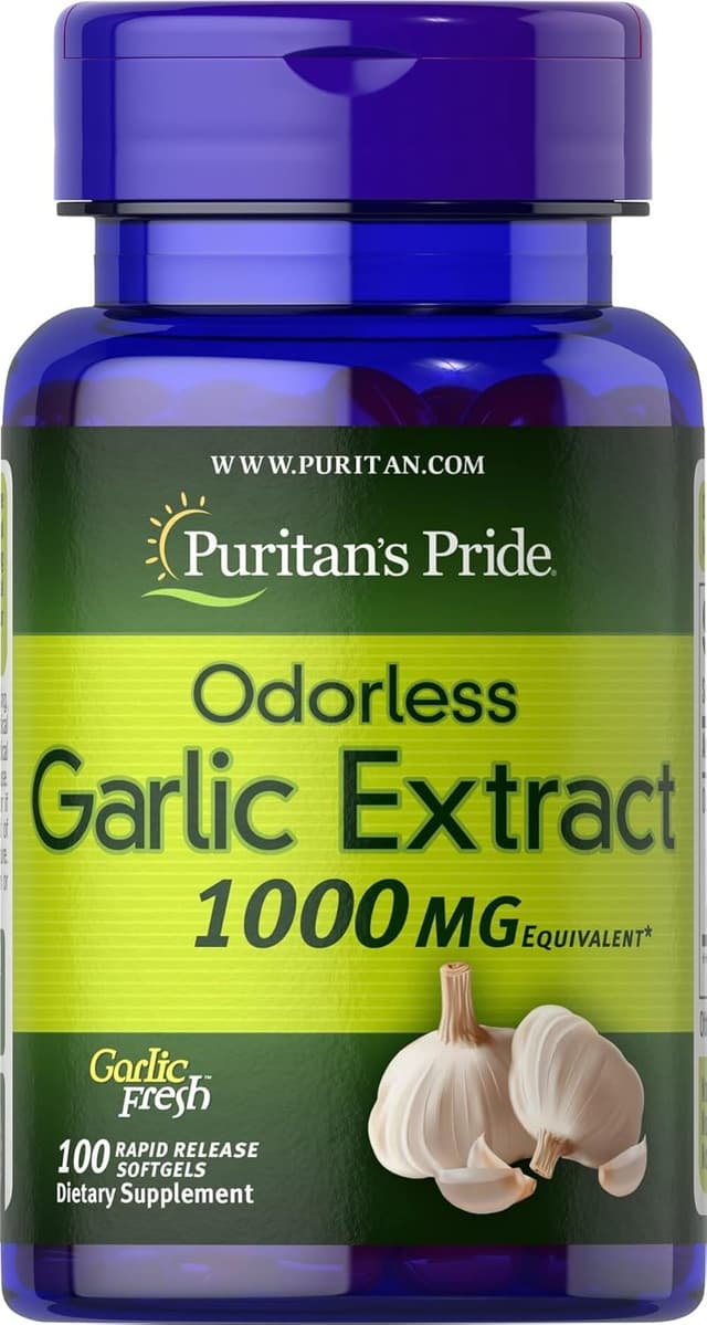 PURITANS PRIDE ODOURLESS GARLIC 1000MG