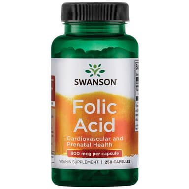 SWANSON FOLIC ACID 250 CAPS