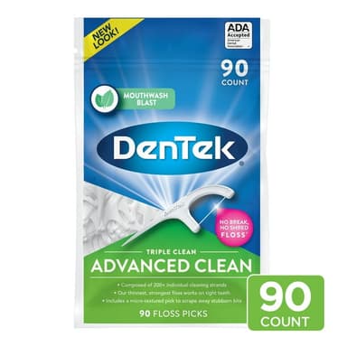 DENTEK TRIPLE CLEAN FLOSS *90
