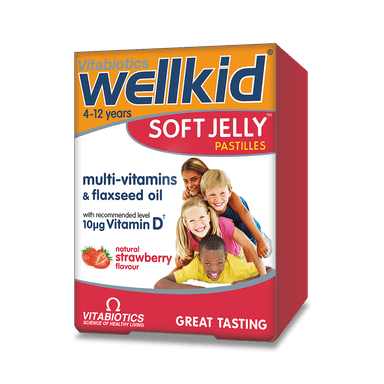 WELLKID SOFT JELLY 30 PASTILL