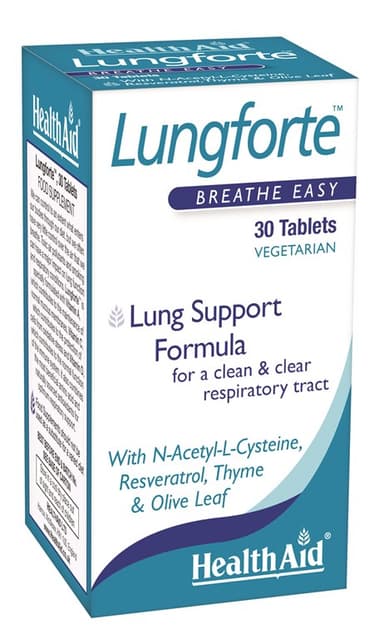 HEALTH AID LUNGFORTE X30 TABLETS