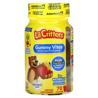 L'IL CRITTERS GUMMY VITES DAILY KID MULTIVITAMIN X 70 GUMMIES